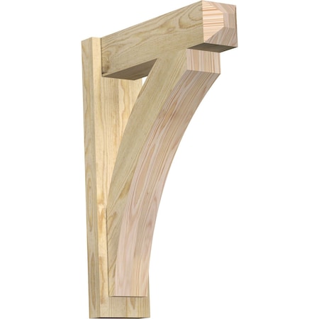 Ekena Millwork Thorton Rough Sawn Craftsman Outlooker, Douglas Fir, 6"W x 20"D x 28"H OUT06X20X28THR04RDF